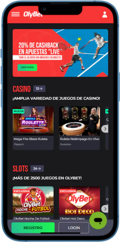 Aplicación Móvil OlyBet