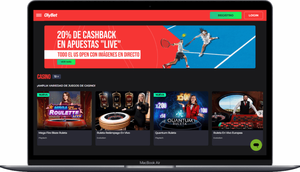Sitio Web Oficial de OlyBet Casino